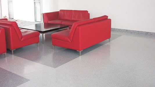 homogeneous single sheet flooring