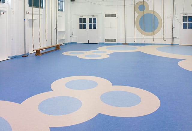 acoustic flooring in gym