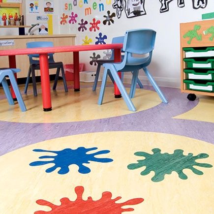 non slip flooring in a nursery We provide a variety on non-slip flooring at POS Contract Flooring for a variety of sectors and industries